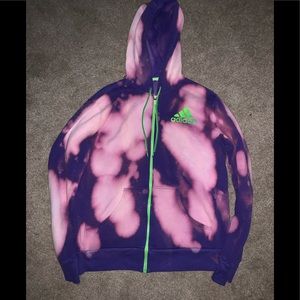 Very unique and very beautiful zip up ADIDAS hoodi